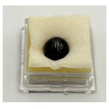 Loose Round Cut Black Gemstone