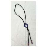 "Native American" Beaded Bolo Slide