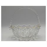 Vintage Mikasa "Roxborough" Crystal Basket Bowl