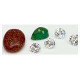 6 Mixed Gemstones