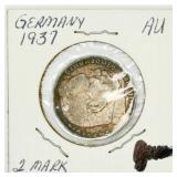 1937 German Third Reich Silver Coin