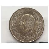 1953 Mexican Estados Unidos Mexicanos Silver Coin