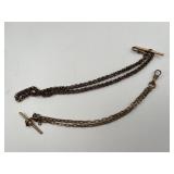 2 Vintage Pocket Watch Chains