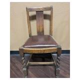 Rustic Chair Barley Twisted Legs