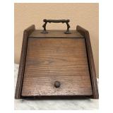 Antique Oak Coal Scuttle Box