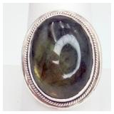 Sterling Silver Labradorite Gemstone Ring