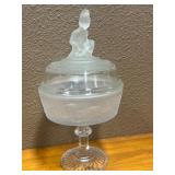 Antique EAPG "Westward Ho!"  Compote