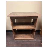Brown Engineered-wood Open Storage Shelf