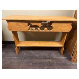 Vintage Handmade Wooden Shelf
