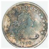 Replica 1799 Draped Bust Liberty Silver Dollar