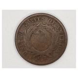 1864 2 Cent Coin