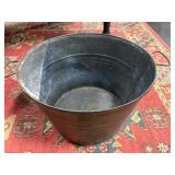 Vintage Galvanized Metal Tub