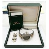 Esquire ESQ 2-Tone Date Watch in Original Box