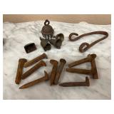 Collection of Vintage and Antique Metal Artifacts