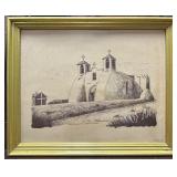 Signed/No. ï¿½Ranchos De Taos Mission Churchï¿½ Print