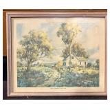 Framed Print Titled ï¿½Indian Summerï¿½ Signed