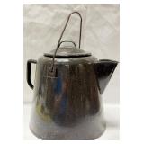 VTG Graniteware Coffee Pot w/ Lid