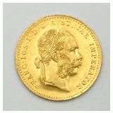 1915 Austrian Ducat 23.6K Gold Restrike Coin