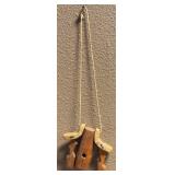 Primitive Livestock Bell Wooden Handcrafted
