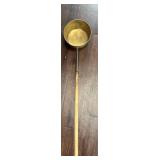 vintage handcrafted brass ladle