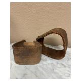 Pair of Antique Bent-wood Saddle Stirrups