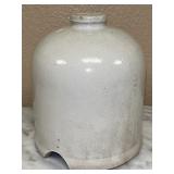 Antique Salt-Glazed White Beehive Jug