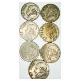 7 Mexican ï¿½Un Pesoï¿½ Coins