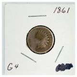 1861 Indian Head Penny