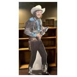 Vintage Life Size Roy Rogers Cardboard Standee