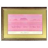 Signed ï¿½Running Horse Ridge #3ï¿½ Framed Print