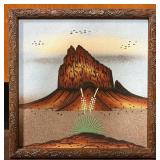 Southwestern/Navajo Shiprock Sand Painting