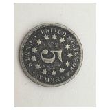 1869 Shield Nickel