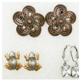 3 Pairs of Fashion Earrings