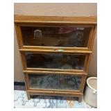 Vintage Barrister Bookcase 3-Stack+Base
