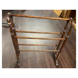 Vintage Freestanding Wooden Towel Rail