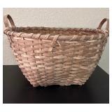 Vintage Style Large Wicker Basket