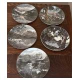 National Park scenery Plates