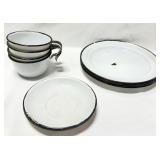 12 VTG Enamelware Set