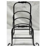 Rustic Plate Holder Rack