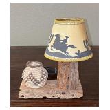 Small Western Style Side Table Light
