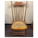 Vintage Wooden Spindle-back Side Chair