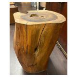 Slice Round Wooden Log Stool