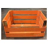 Orange Decorating Crate