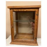 Vintage Quarter-sawn Oak Countertop Display