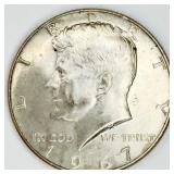 1967 Kennedy Half Dollar 40% Silver