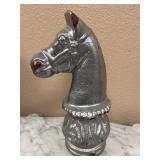 VTG/Antiq Cast-iron Horse Head Hitching PostTopper