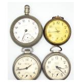 4 Non-Working Pocket Watches