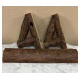 Log Design Hanging Shelf