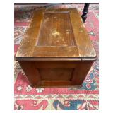 Antique Wooden Sewing Machine Lid