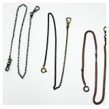 3 VTG & ANTQ Pocket Watch Chains